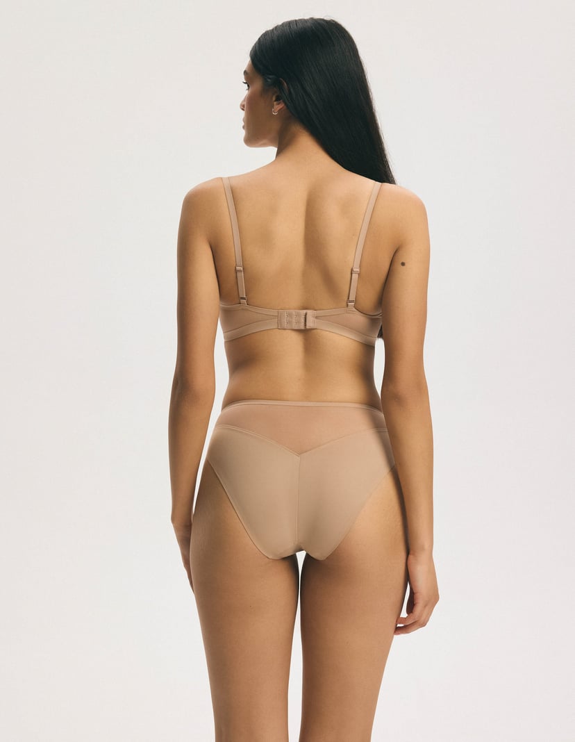 Biustonosz push-up Basic beżowy 5