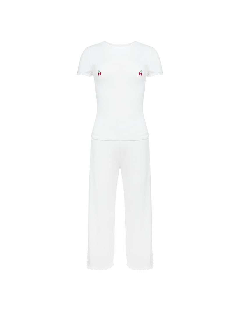 Bloovii Pure Cherries Pajamas cream 8