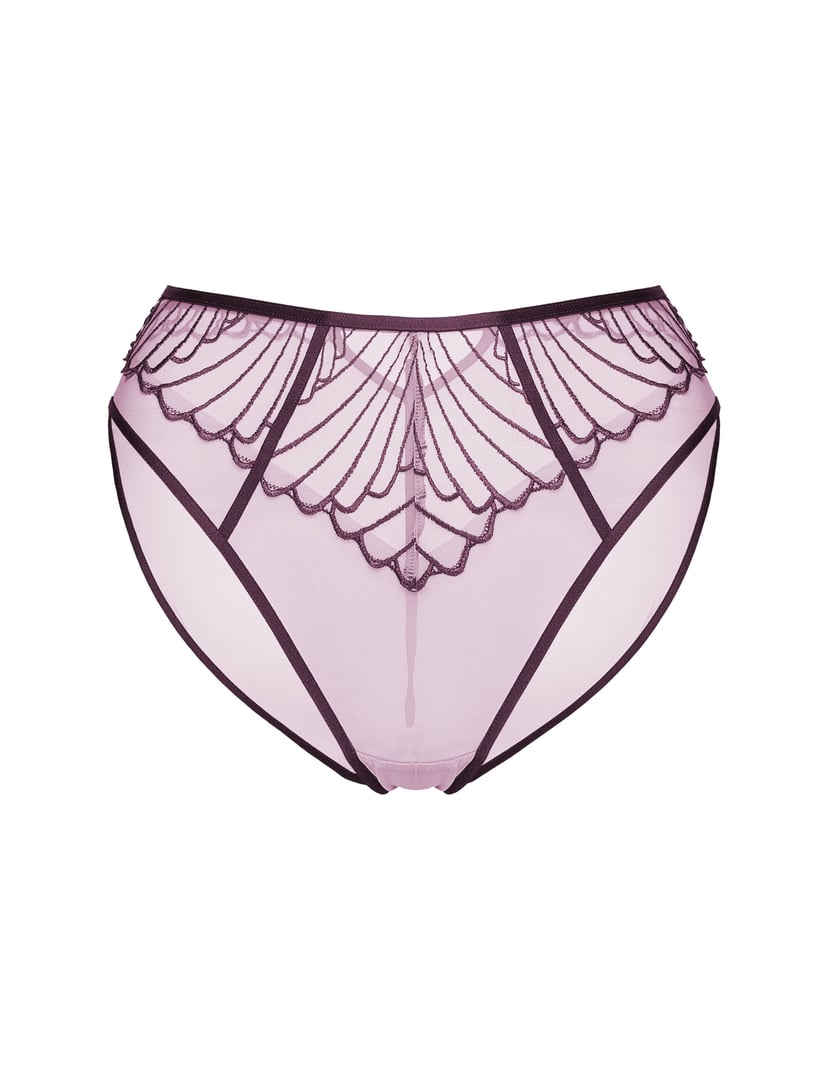 Majtki z wysokim stanem Nugat pink 6