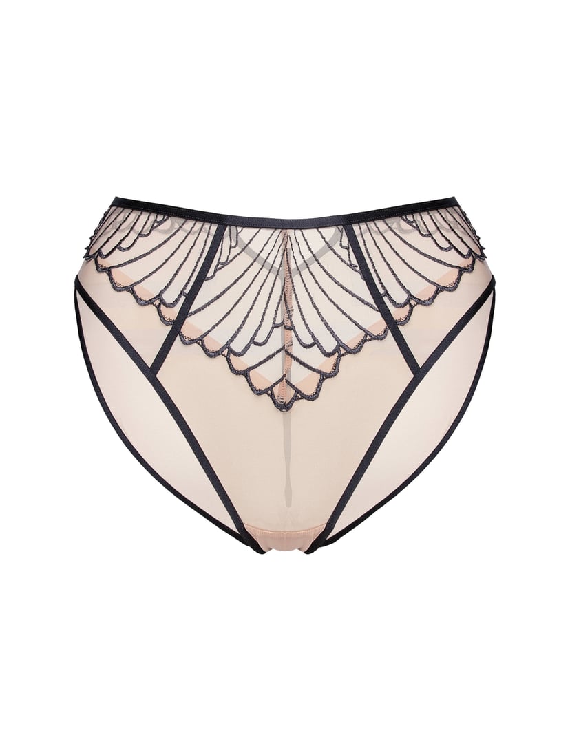 Majtki z wysokim stanem Nugat Grey 6