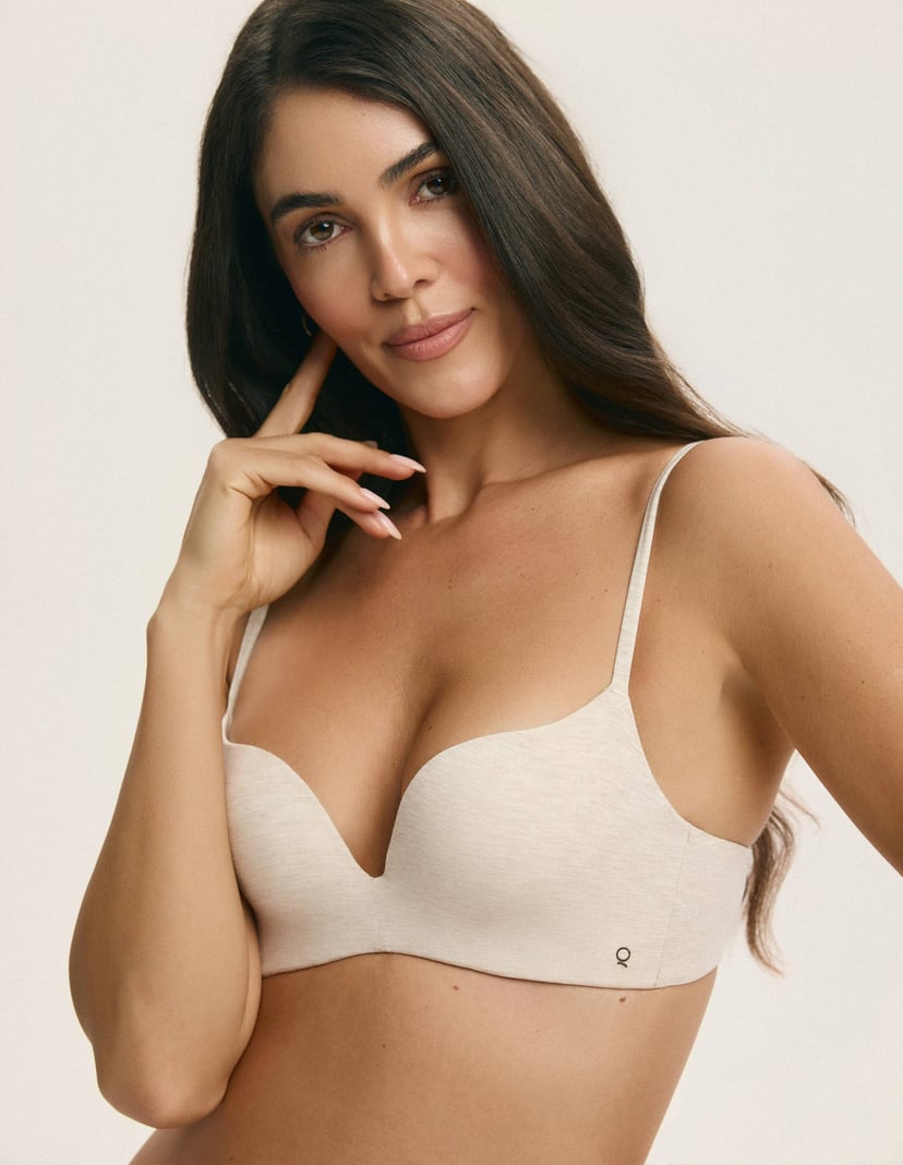 Biustonosz push-up Comfie Beige 3