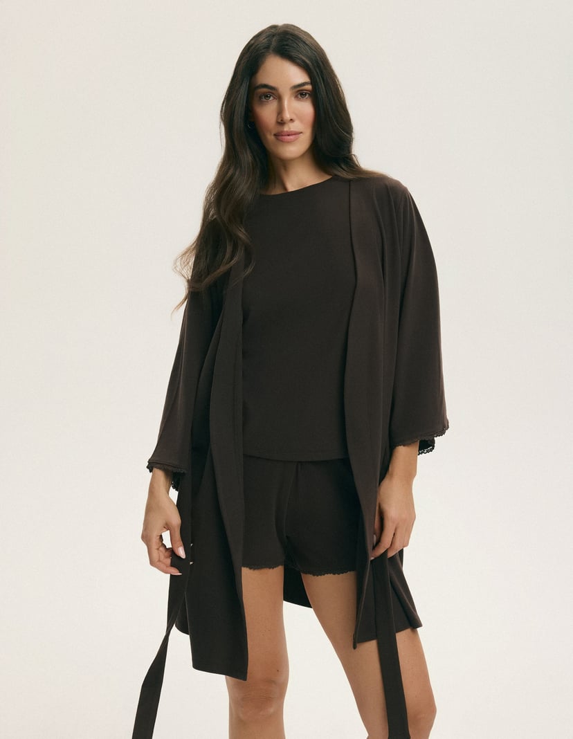 Szlafrok Mocca brown 2