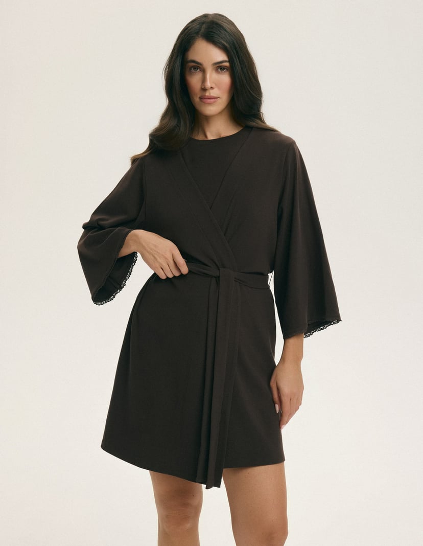 Szlafrok Mocca brown 5