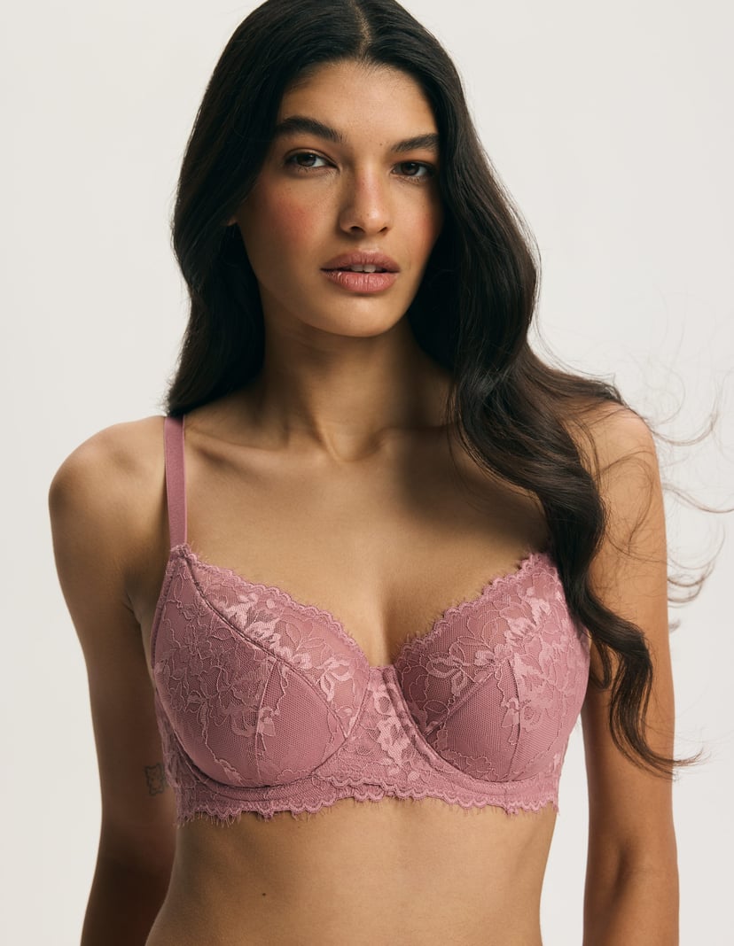 Biustonosz półusztywniany Cloe pink 2