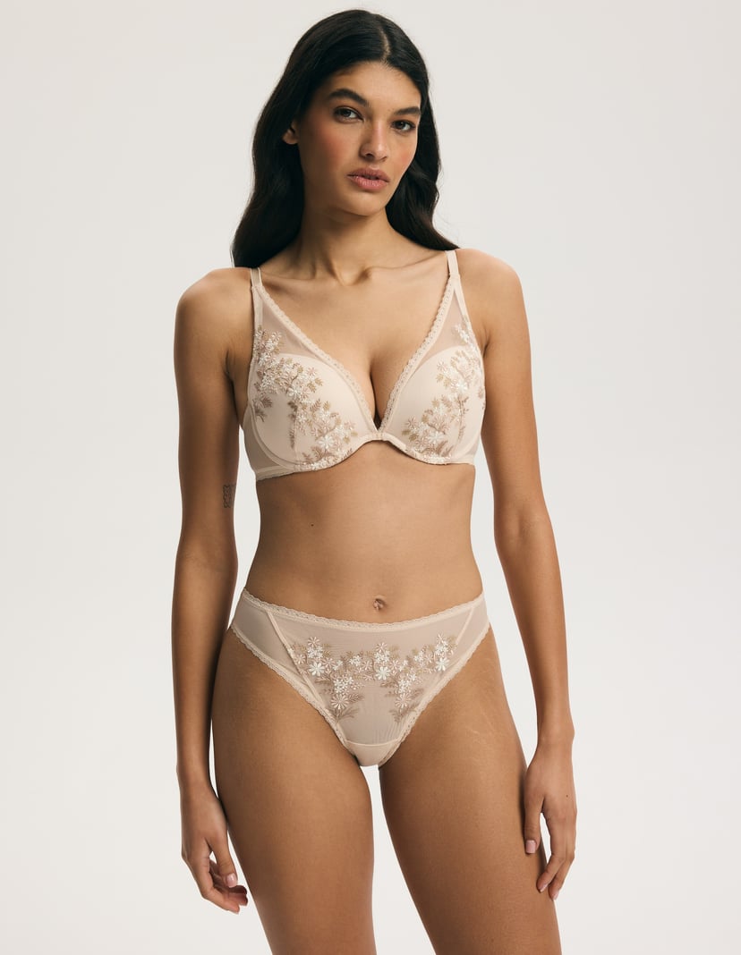 Biustonosz push-up Florence Beige 1