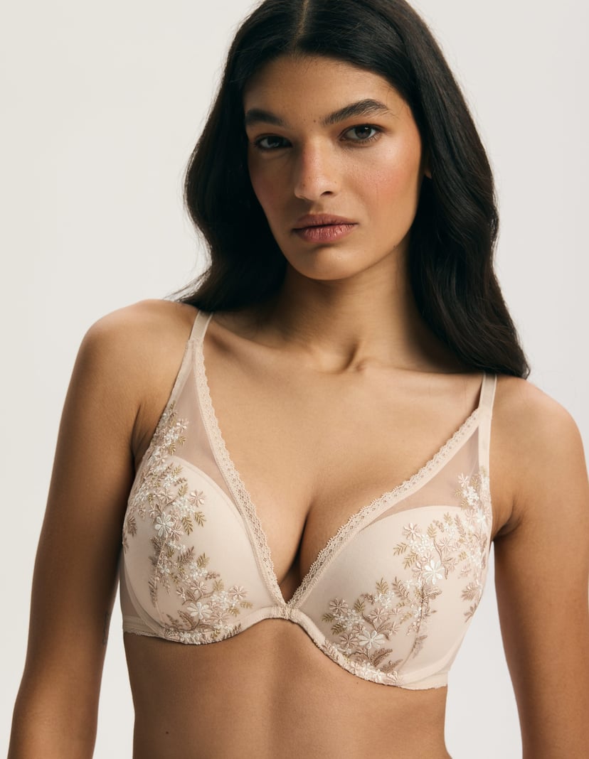 Biustonosz push-up Florence Beige 2