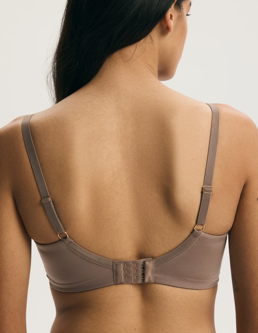 Biustonosz usztywniany Aurora brown 3