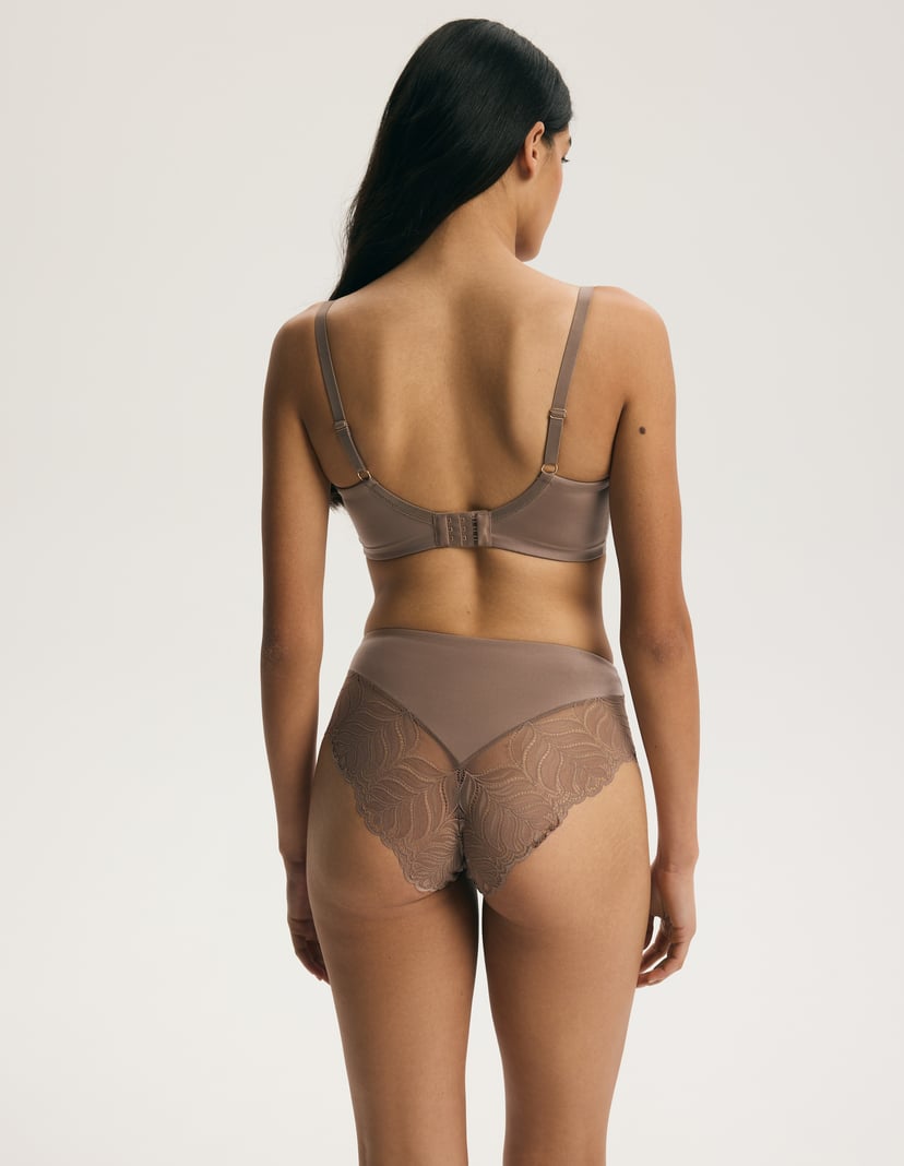 Biustonosz usztywniany Aurora brown 4