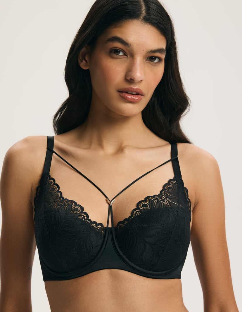 Biustonosz usztywniany Aurora Black 2