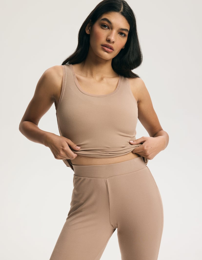 Clear Blouse Beige 3