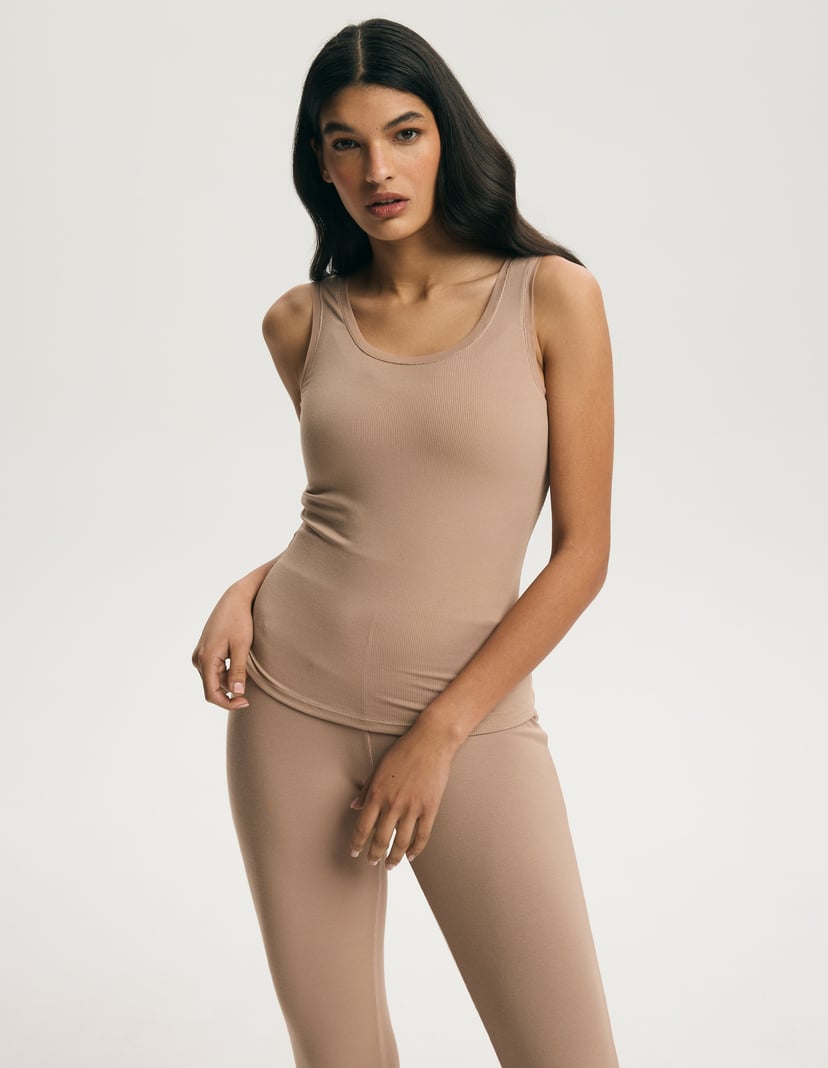 Clear Blouse Beige 5