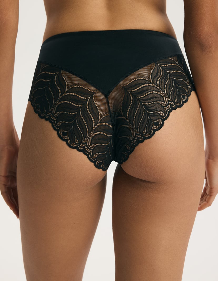 Majtki z wysokim stanem Aurora Black 3