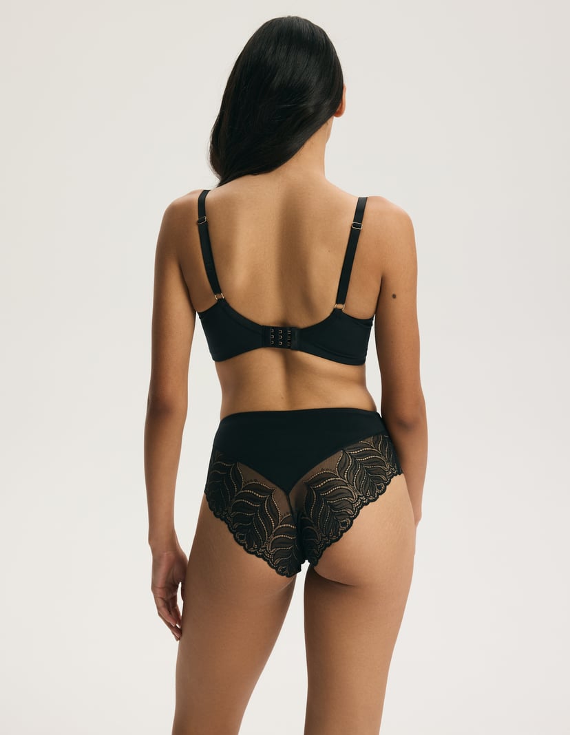 Majtki z wysokim stanem Aurora Black 4