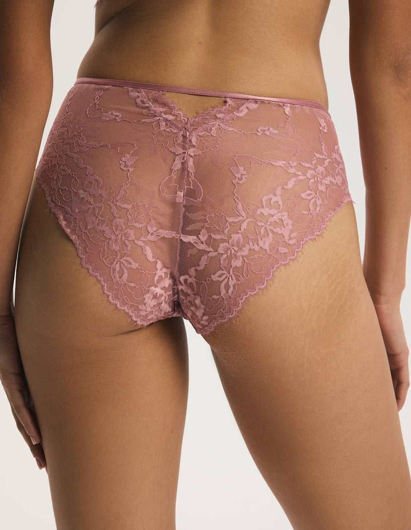 Majtki z wysokim stanem Cloe pink 3