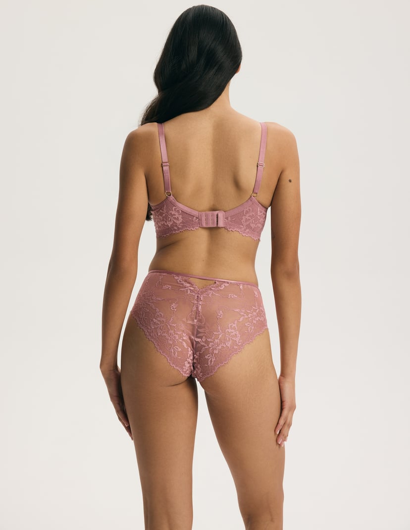 Majtki z wysokim stanem Cloe pink 4