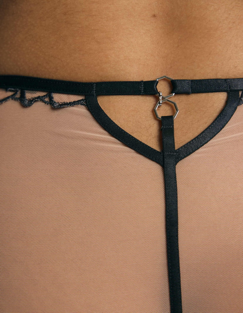 Majtki z wysokim stanem Nugat Grey 4