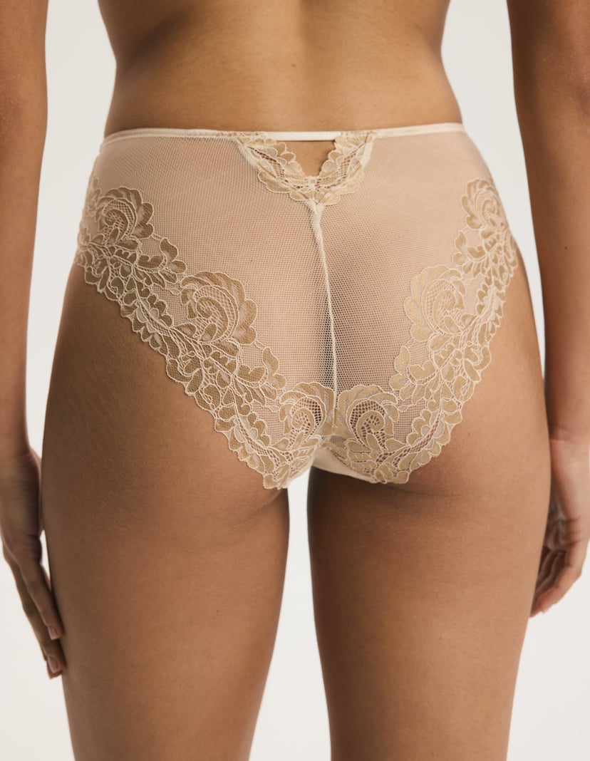 Venus High-Waisted Briefs Beige 3