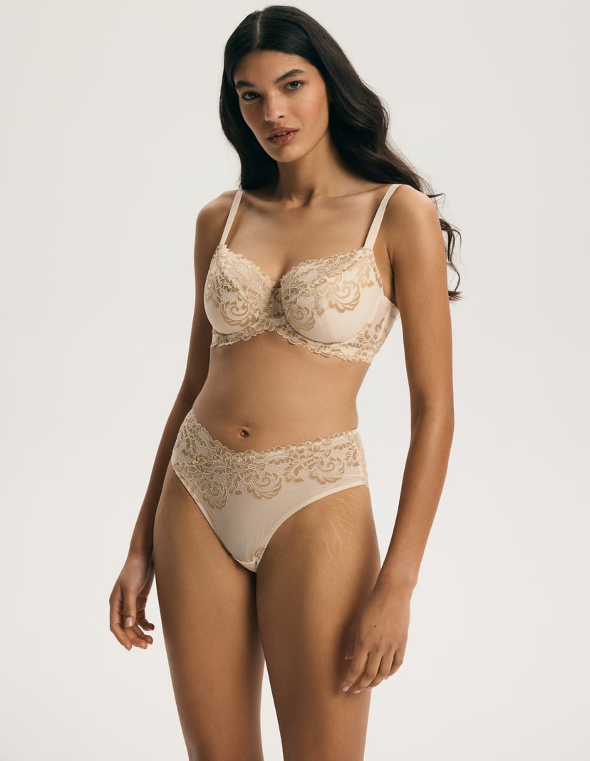 Venus High-Waisted Briefs Beige 5