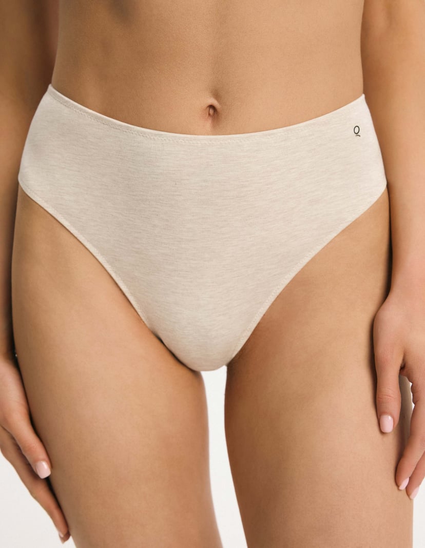 High-Waisted Comfie Panties Beige 2