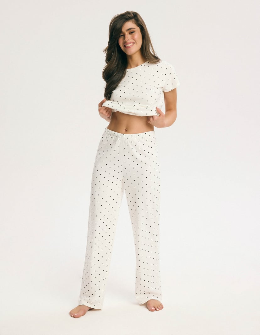 Piżama Macchiato kremowy 4