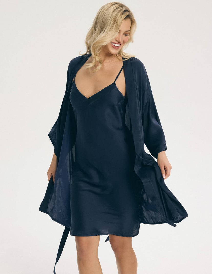 Szlafrok Penelope granatowy 3