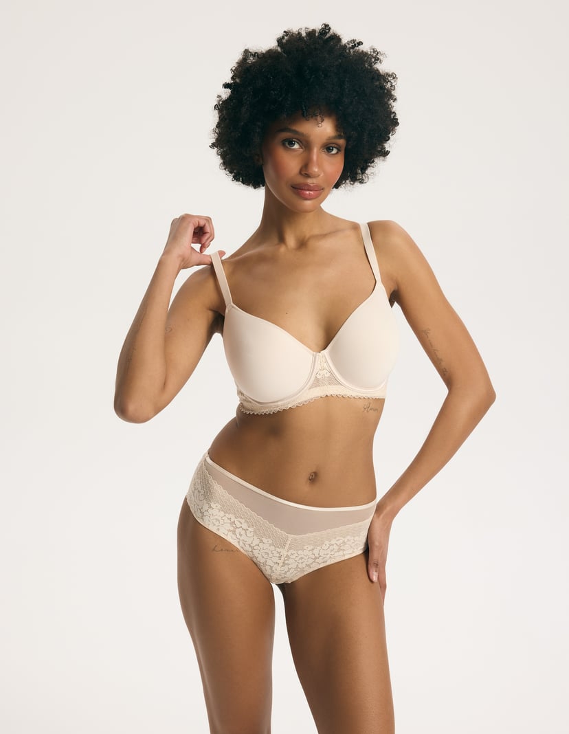 Biustonosz usztywniany Virginia beżowy 6