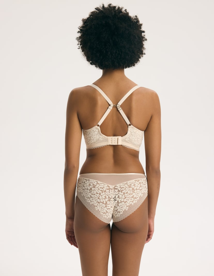 Biustonosz usztywniany Virginia beżowy 4