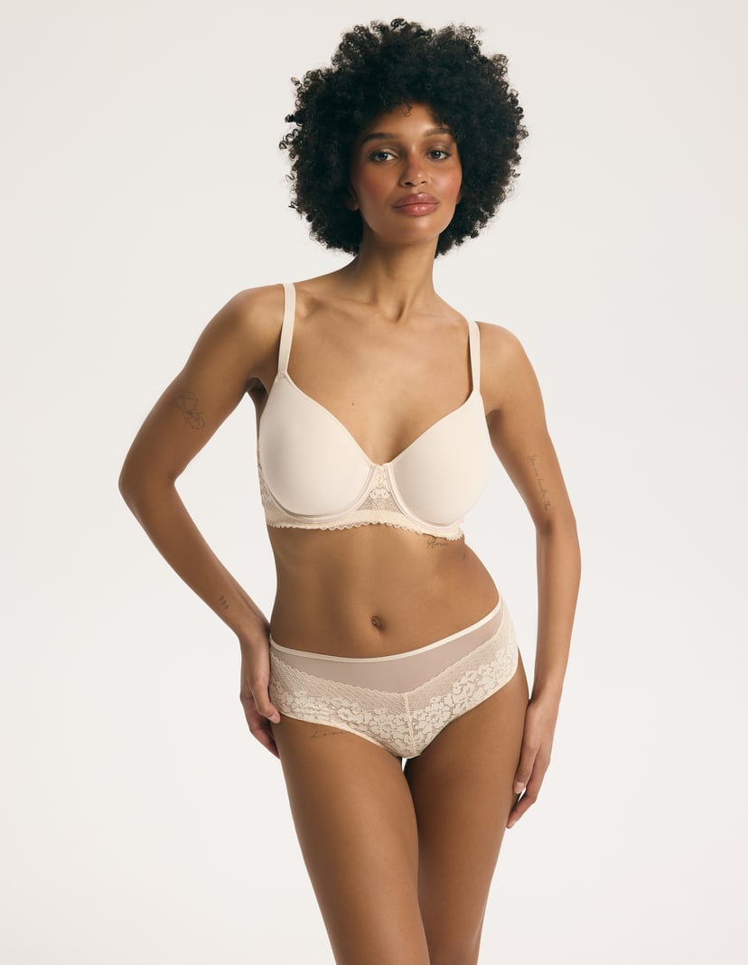 High-Waisted Panties Virginia Beige 1