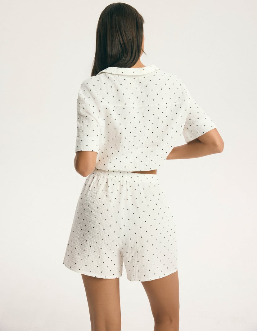 Shorts Garden White 4