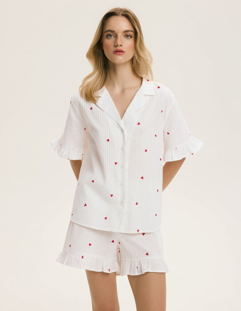 Piżama Promises White 7