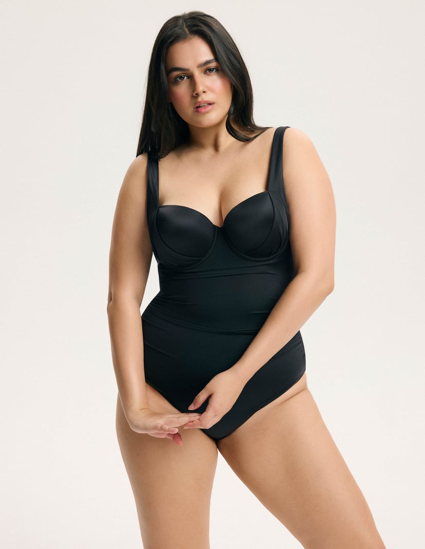 Sanary One-Piece Swimsuit NO IMAGE Black 1