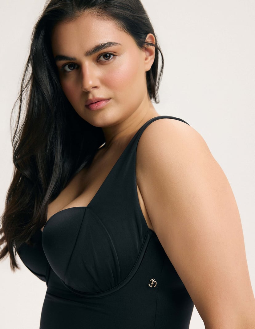 Sanary One-Piece Swimsuit NO IMAGE Black 3
