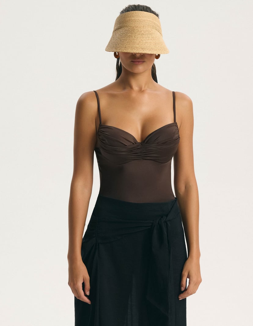 Amelie Visor Beige 5