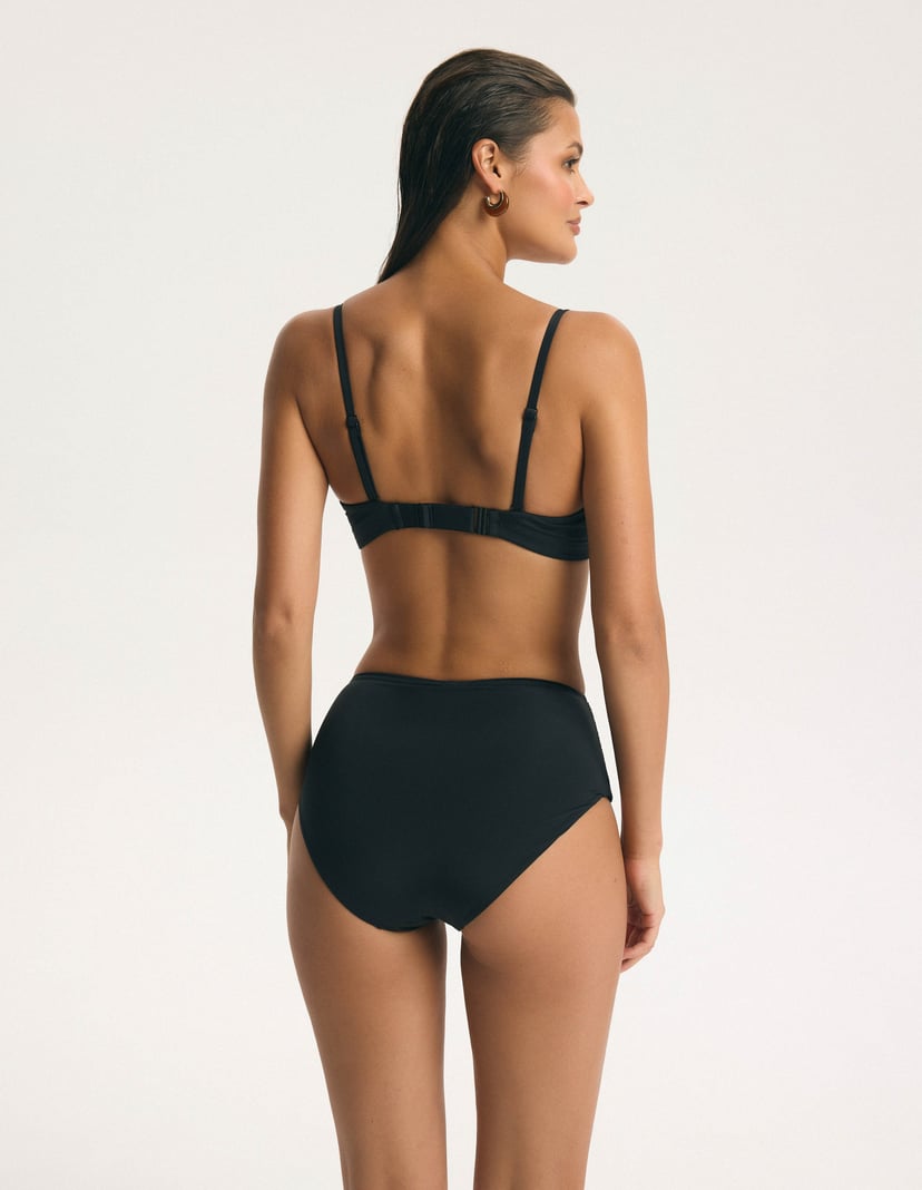 Góra od bikini bandeau na większy biust Base Black 4
