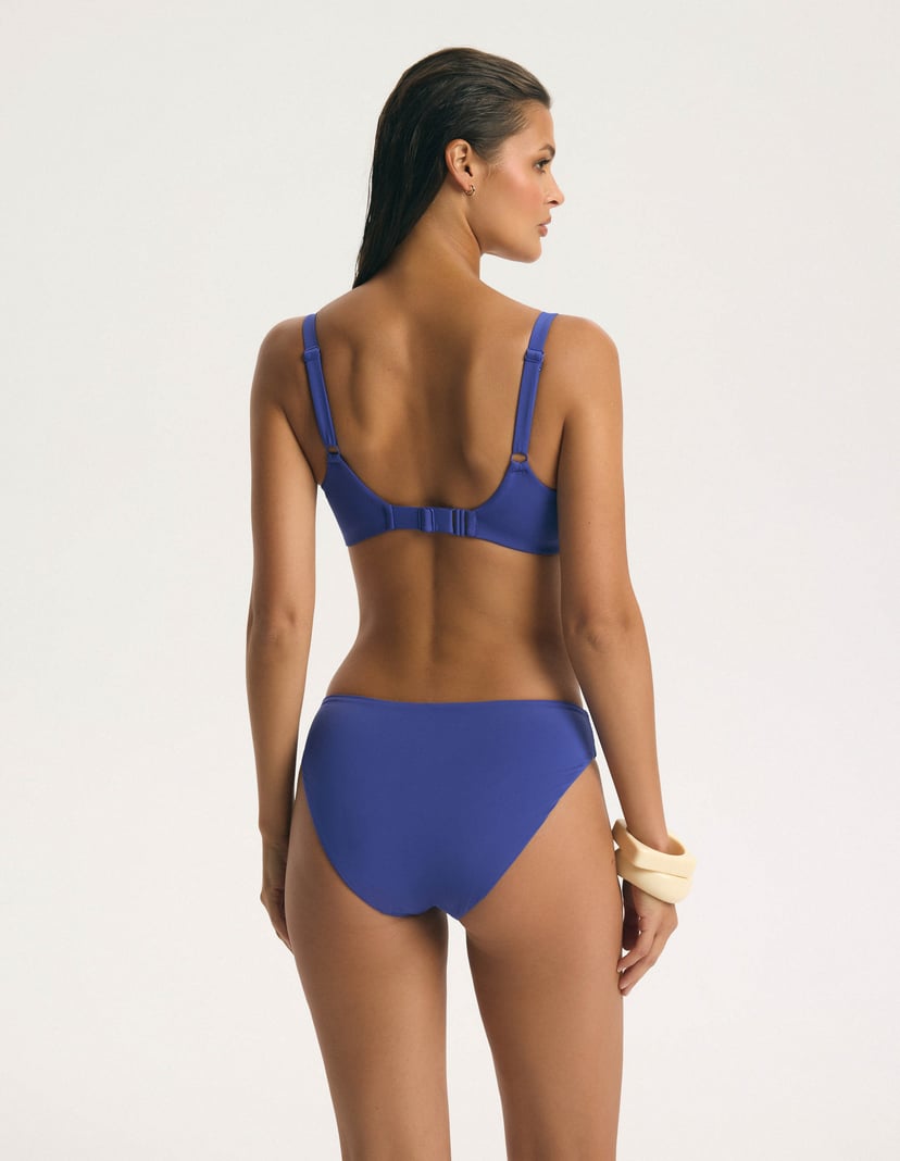 Padded Bikini Top for Larger Bust Base Blue 4