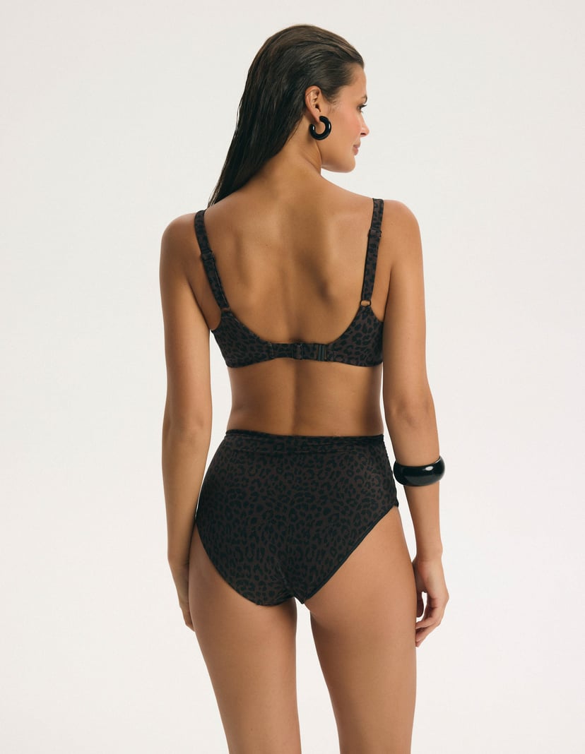 Padded Bikini Top for Larger Bust Base brown 4