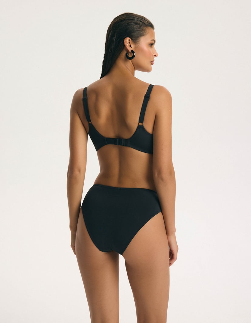 Padded Bikini Top for Larger Bust Base Black 4