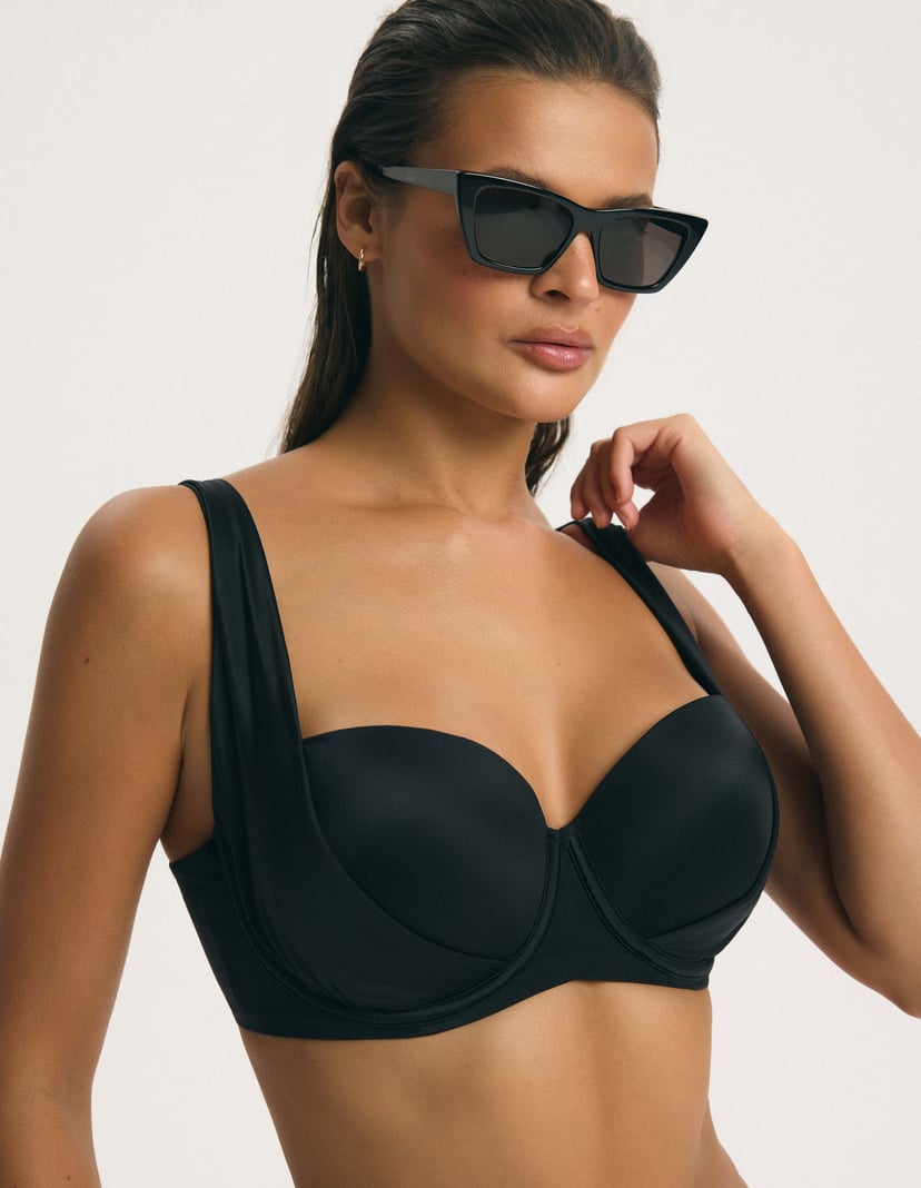 Sanary Bikini Top Black 2