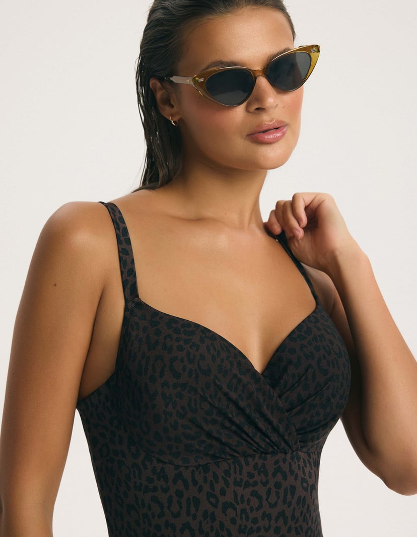 One-Piece Swimsuit Base brown 2