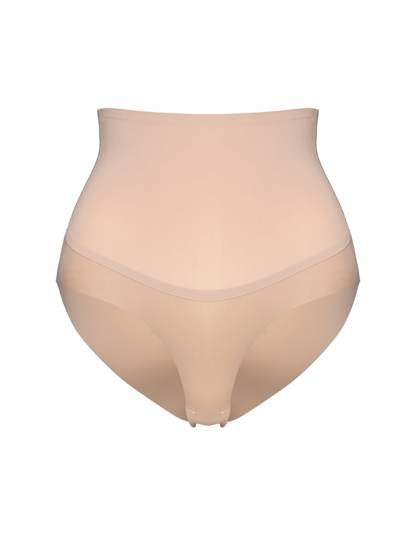 High-Waisted Slim Panties Beige 6