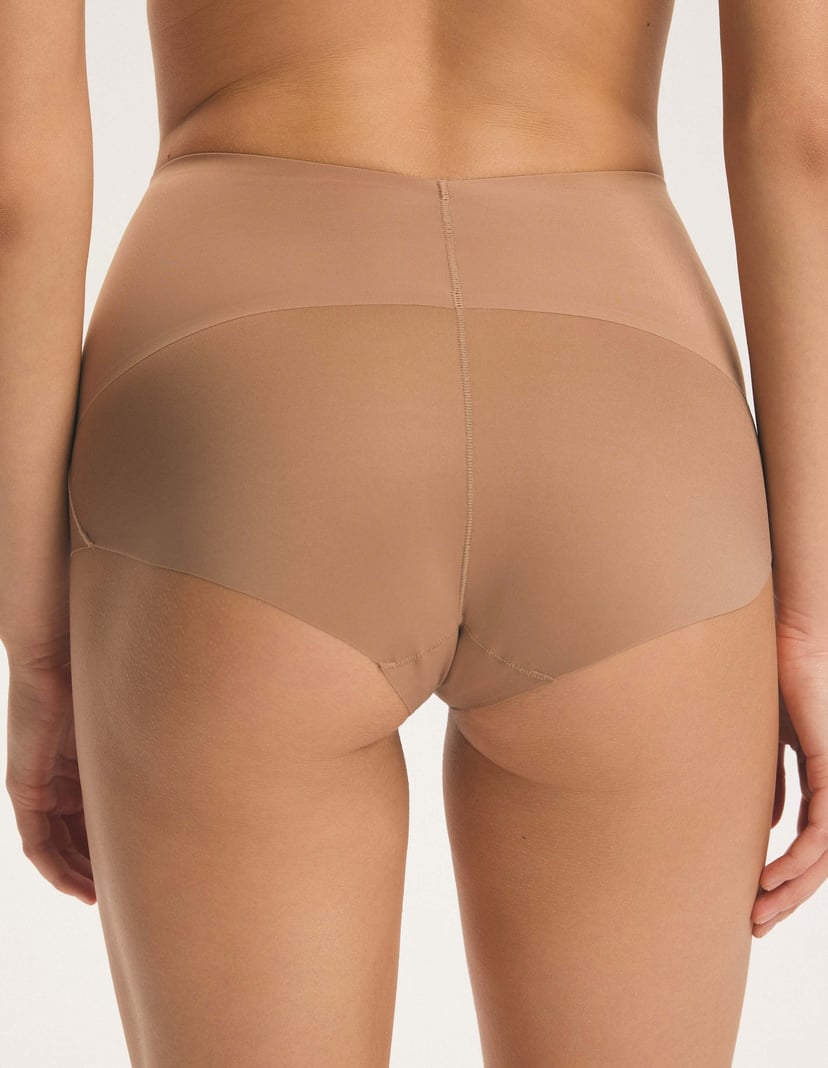High-Waisted Slim Panties Beige 3