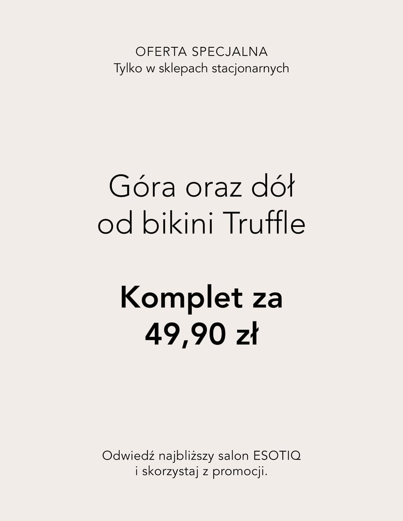 Góra od bikini bandeau Truffle kremowy 2