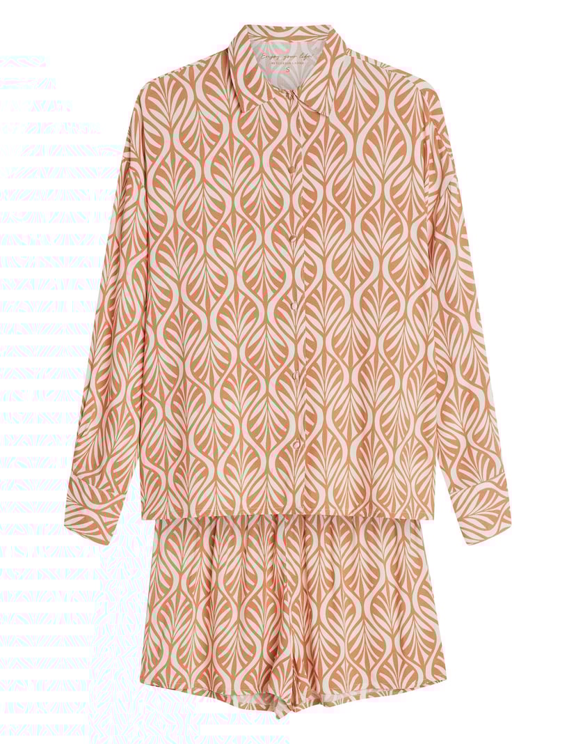 Piżama Denise pomarańczowy 9