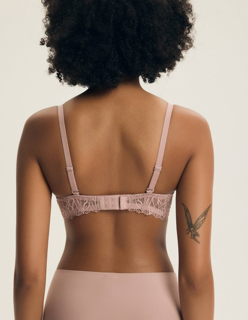 Biustonosz push-up Collette różowy 3