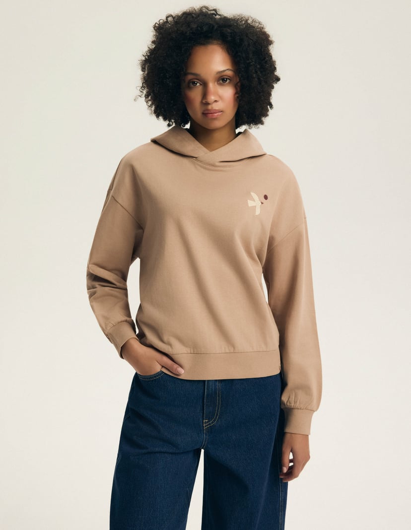 Delana Sweatshirt brown 1