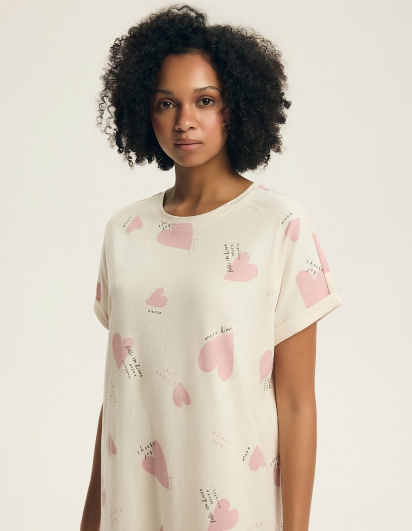 Koszula nocna Elain pink 4