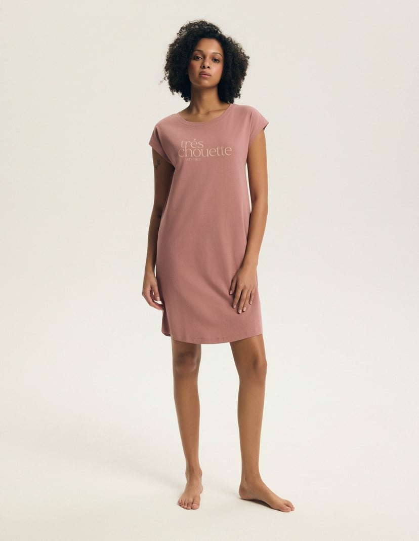 Koszula nocna Emela pink 2