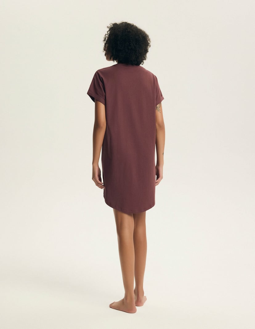 Koszula nocna Evika fioletowy 5