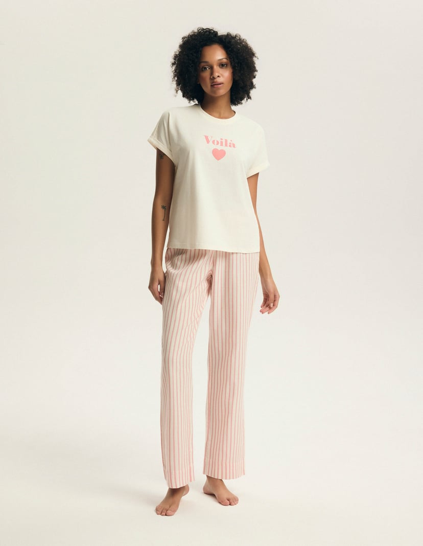 Piżama Darlan różowy 2