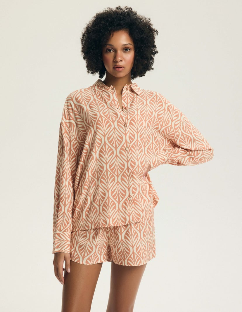 Piżama Denise pomarańczowy 3